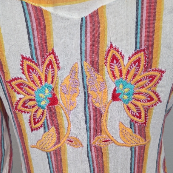 Z & L Made with Love Embroidered Maxi Dress Size S - Picture 6 of 16